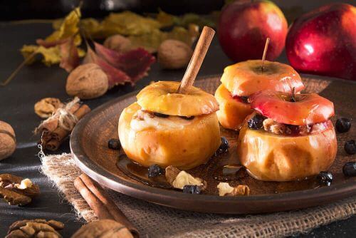 jabłka  pieczone jako deser