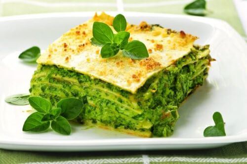 Lasagne ze szpinakiem
