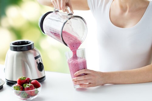truskawkowe smoothie