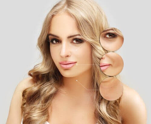 młoda kobieta i właściwości kwasu hialuronowego