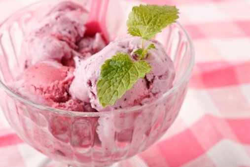 lody truskawkowe