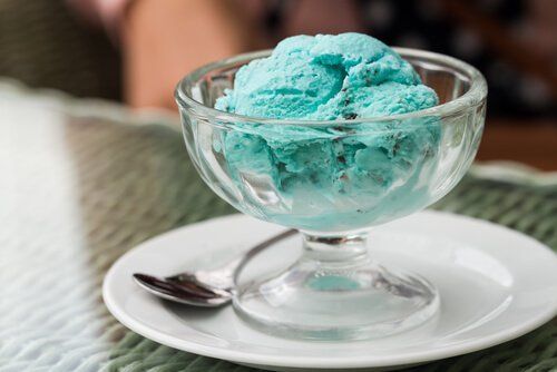 Lody z zielonej herbaty