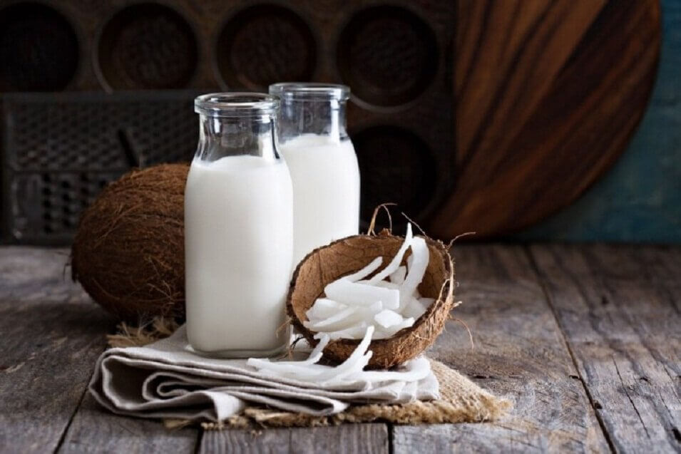 Mleko kokosowe na gęste brwi