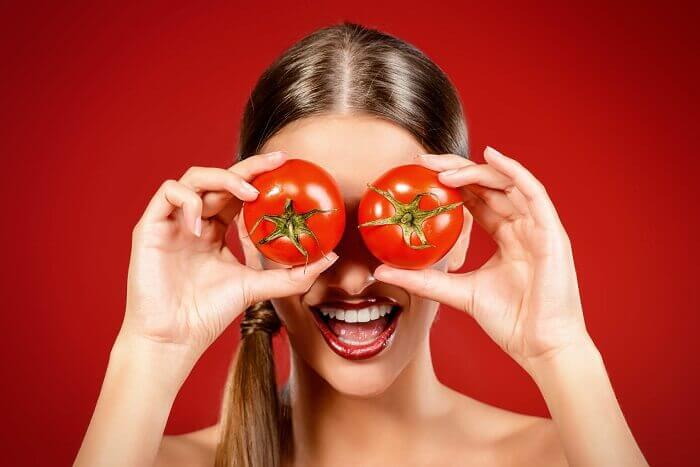 Pomidory jako oczy