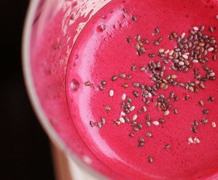 fioletowe smoothie