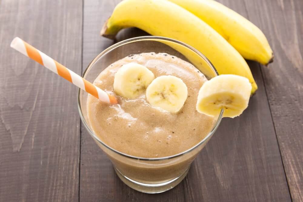 Pożywny koktajl bananowy