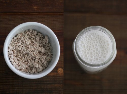 smoothies migdał i mleko