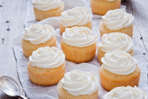 Muffiny z kremem