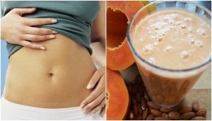 Smoothie na lepsze trawienie: papaja i mleko migdałowe