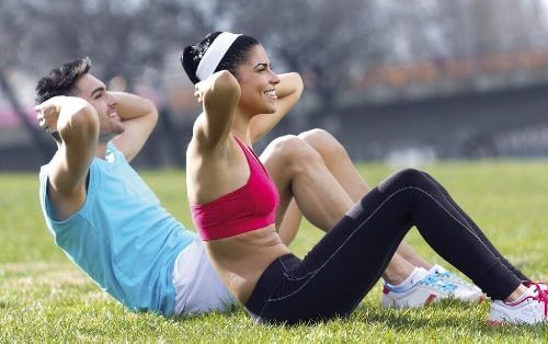 Trening w parku