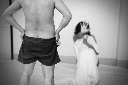 Wykorzystywanie seksualne w związkach. Mężczyzna i dziewczynka