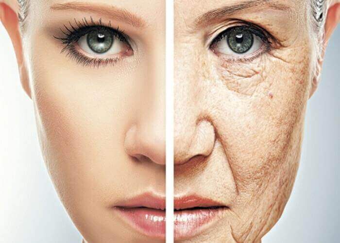 Przedwczesne starzenie się skóry.