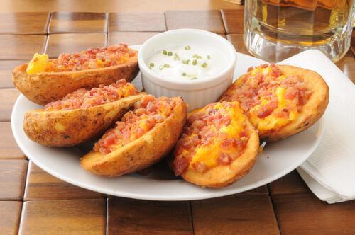 pieczone ziemniaki nadziewane