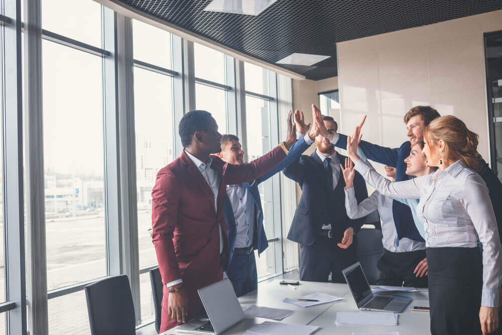 Zespół ludzi w pracy