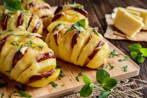 Ziemniaki nadziewane chorizo i serem - przepyszne!