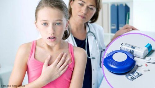 Dziecko chore na astmę.