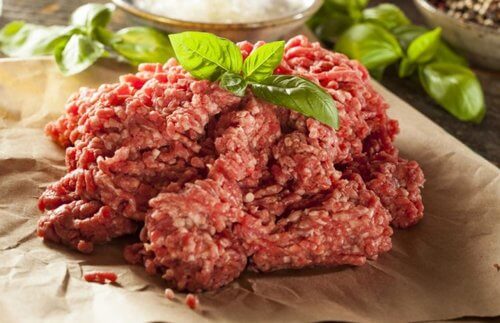 Organiczne mięso mielone.