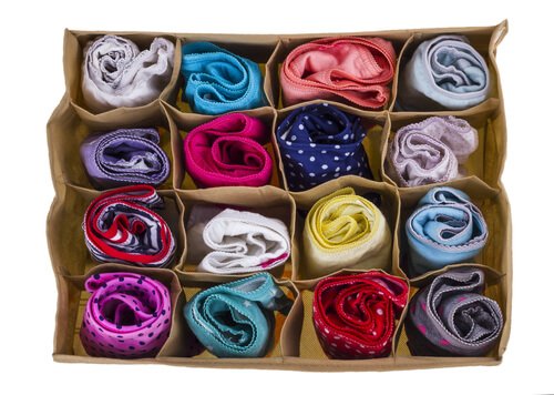 Zorganizowane skarpetki