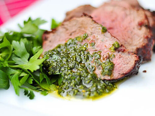 Chimichurri do mięsa.
