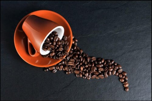 ziarna kawy w filiżance odstawienie kawy