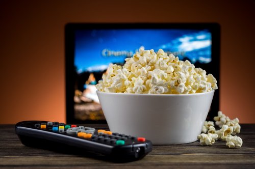 Domowy seans z popcornem