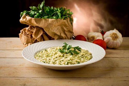 Risotto z bazylią