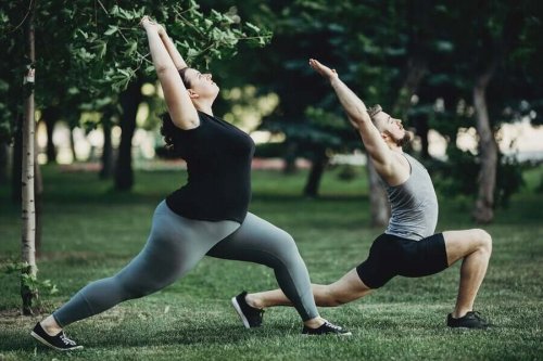 joga w parku
