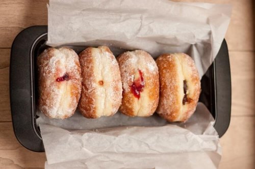 Pączki kajmakowe albo z dżemem