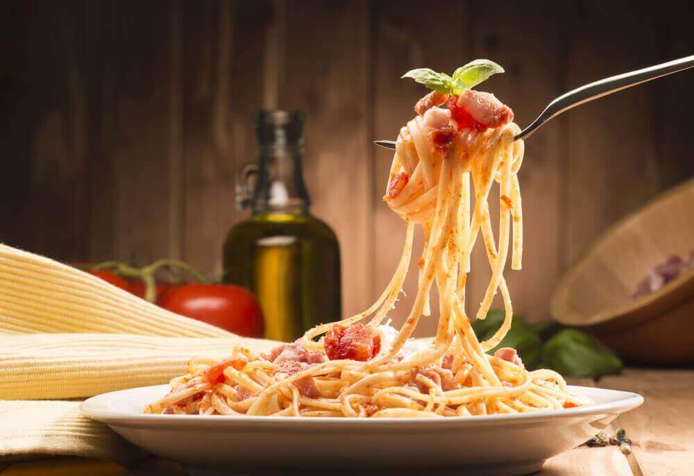 Włoski makaron spaghetti