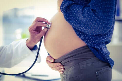 Badanie kobiety w ciąży