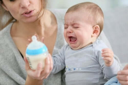 Płaczące dziecko - grypa żołądkowa