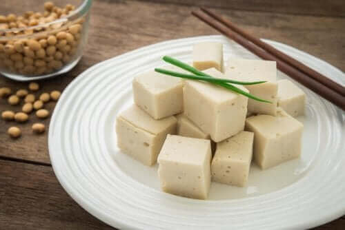Tofu w kostkach