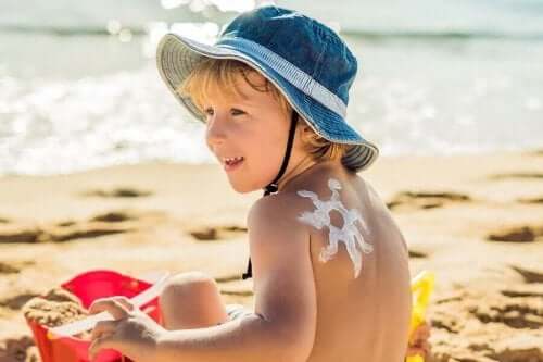 Dziecko na plaży