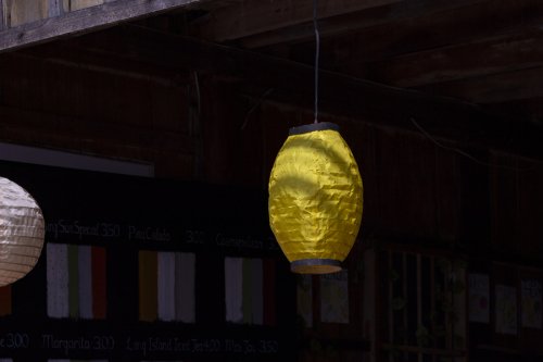 Papierowe latarenki jako zewnętrzne lampy