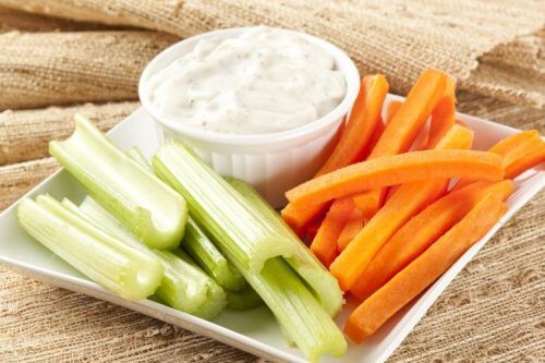 Marchewka, seler i serek wiejski