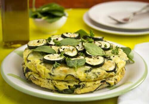 Pyszny omlet z cukinii