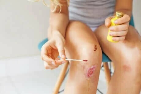 Leczenie zakażonej rany