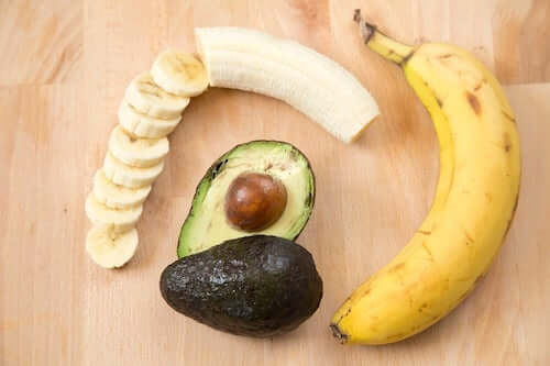Banan i awokado