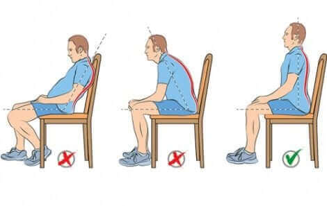 Prawidłowa postawa siedząca