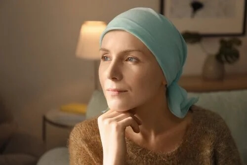 Kobieta chora na raka