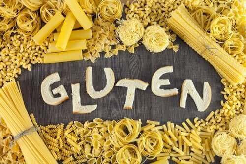 Napis gluten i makaron