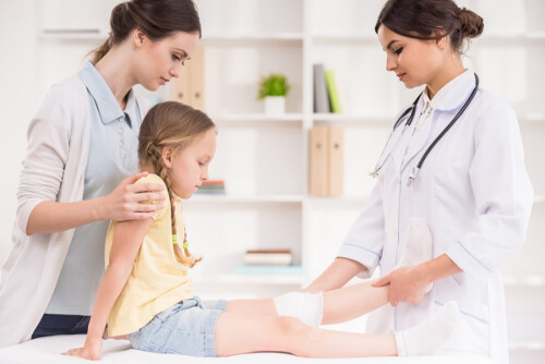 Badanie kolan u dziecka