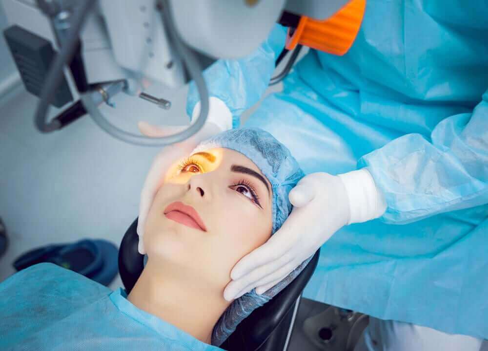 Operacja laserowa wzroku - jaskra otwartego kąta przesączenia