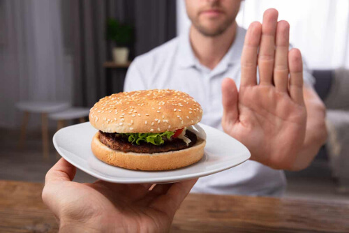 Odmawianie hamburgera