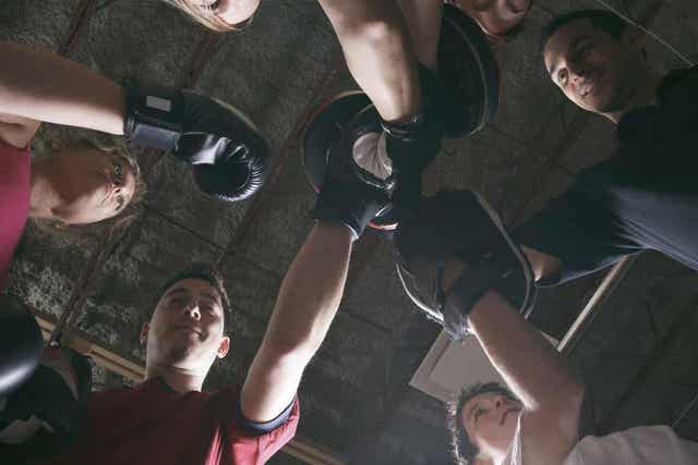 Zajęcia z fitboxingu