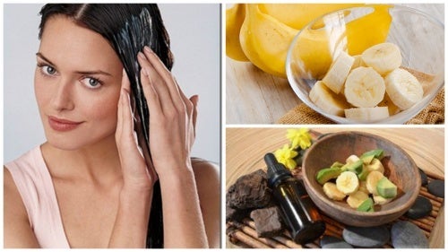 Maseczka do włosów z banana i awokado - jedwabiście lśniące włosy